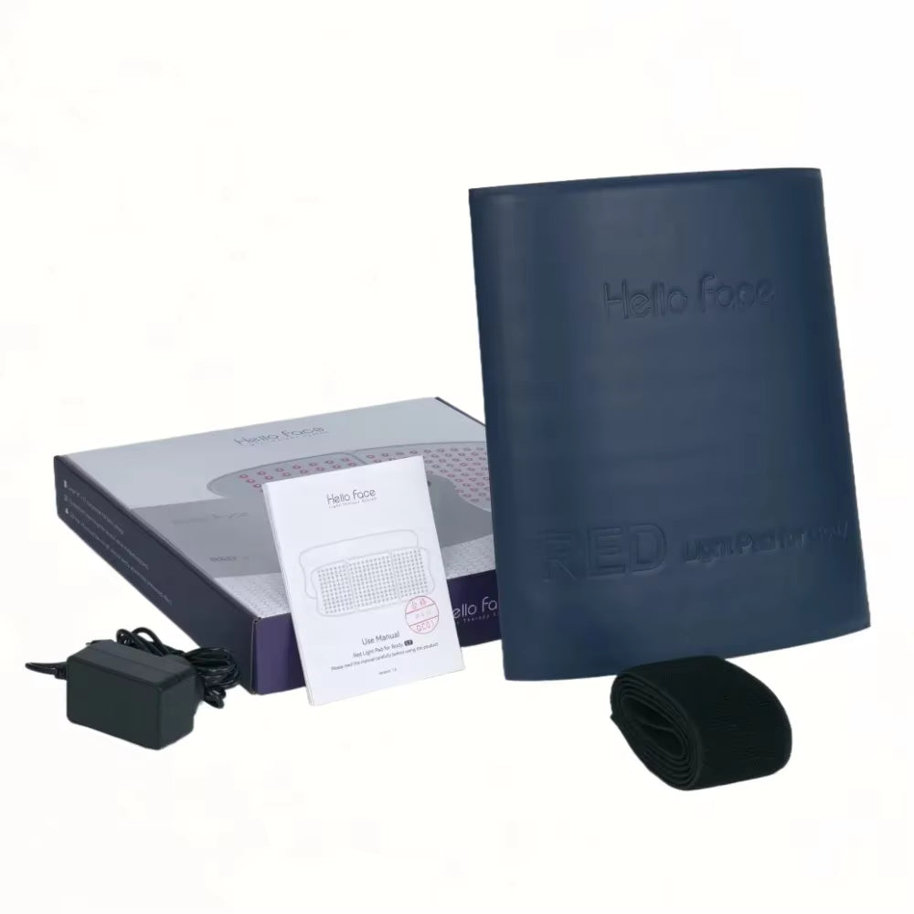 Large Red Light & Near-Infrared Therapy Mat (30"x12") with Tri-Chip LEDs & Timer