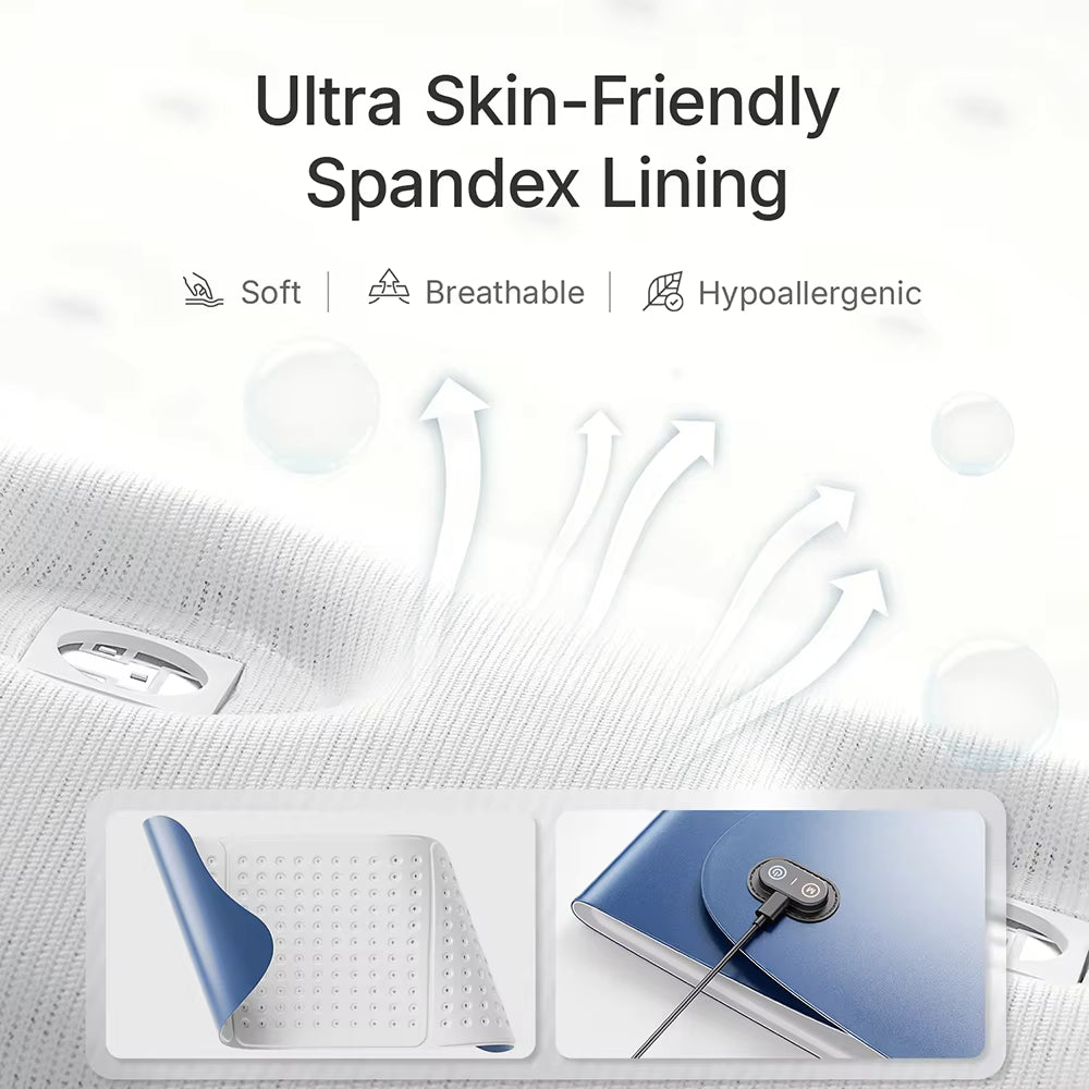 Large Red Light & Near-Infrared Therapy Mat (30"x12") with Tri-Chip LEDs & Timer