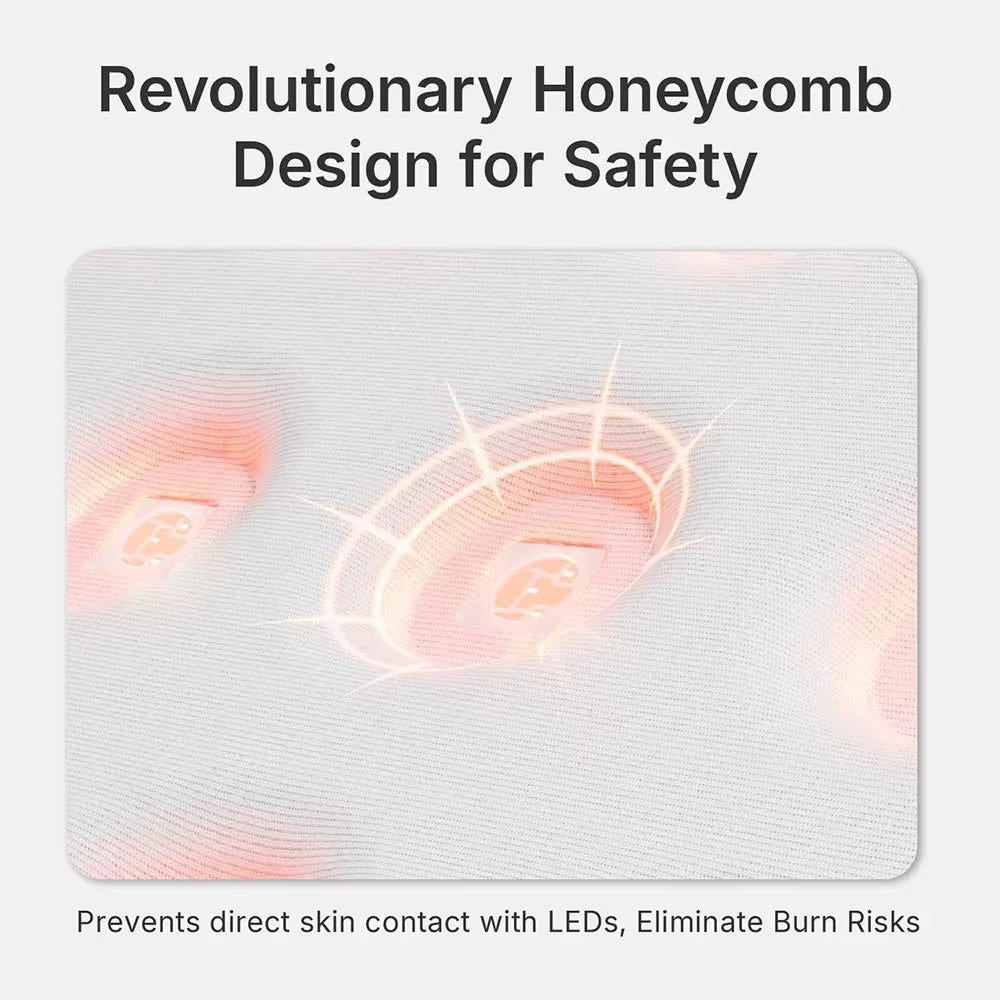 Large Red Light & Near-Infrared Therapy Mat (30"x12") with Tri-Chip LEDs & Timer